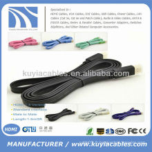 Colorful Flat HDMI cable plat pour XBOX PS3 HDTV VCD DVD AV